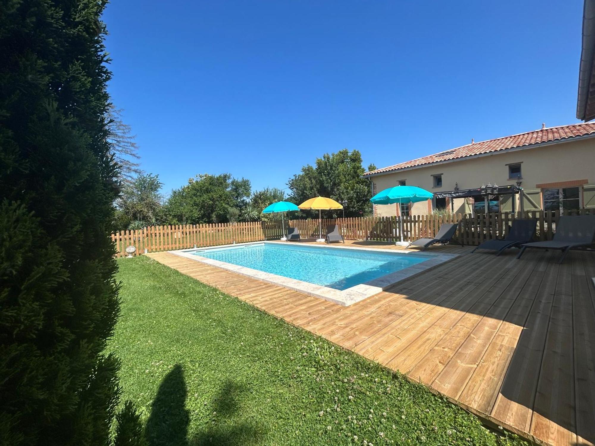 Maison D'Hotes "La Clef Des Champs" Piscine Ortance Sajas Εξωτερικό φωτογραφία